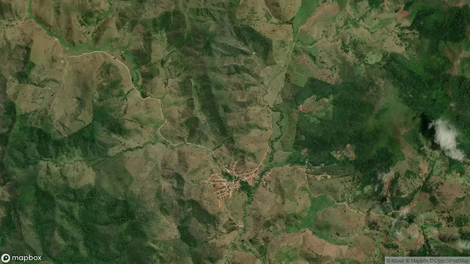 Imagem aérea de bandeira