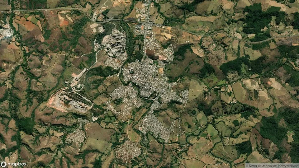 Imagem aérea de barroso