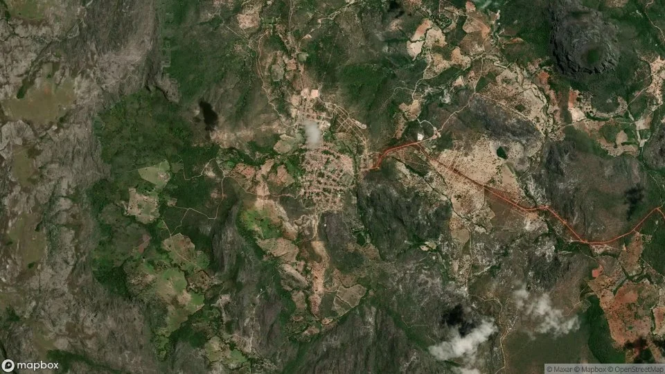 Imagem aérea de botumirim