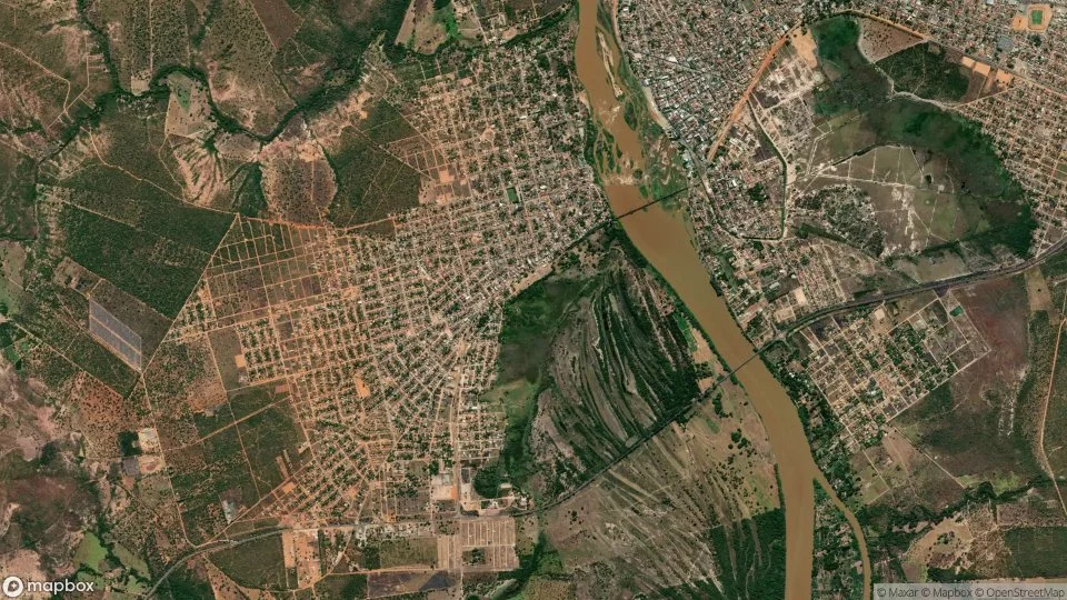 Imagem aérea de buritizeiro