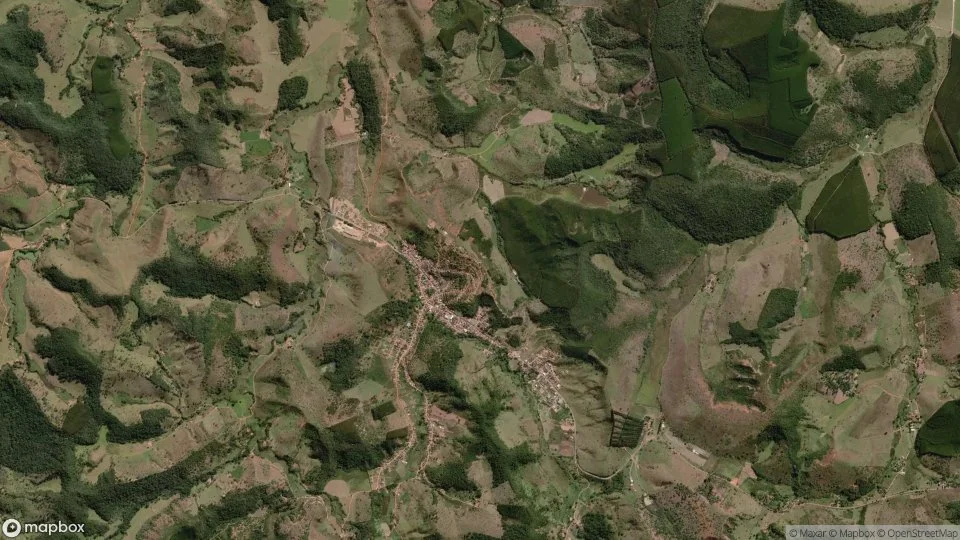 Imagem aérea de cantagalo