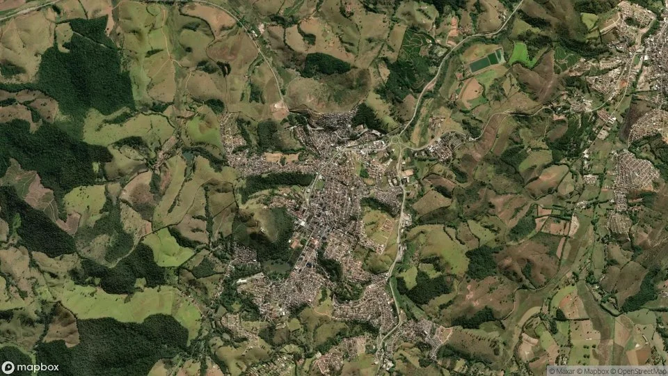 Vista aérea de Caxambú