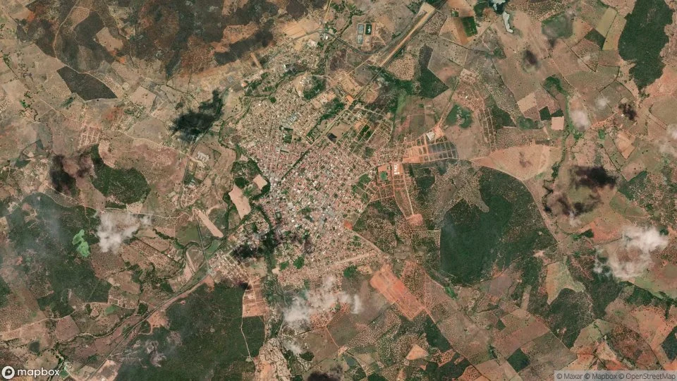Imagem aérea de espinosa