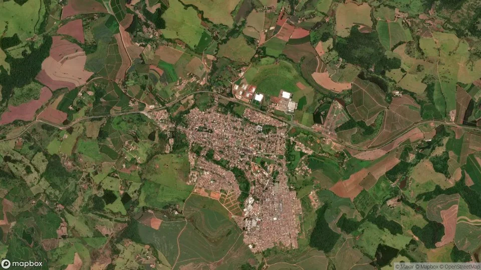 Imagem aérea de guaranesia