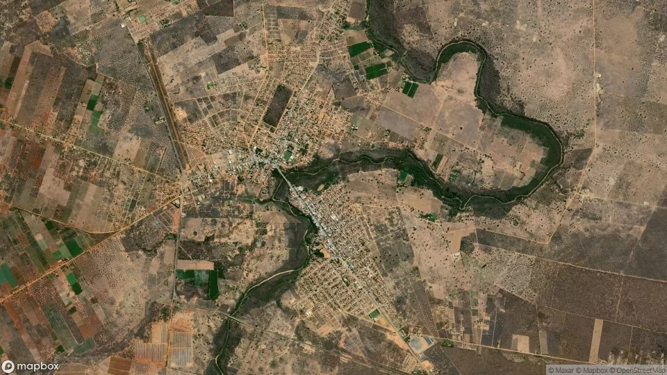 Imagem aérea de jaiba