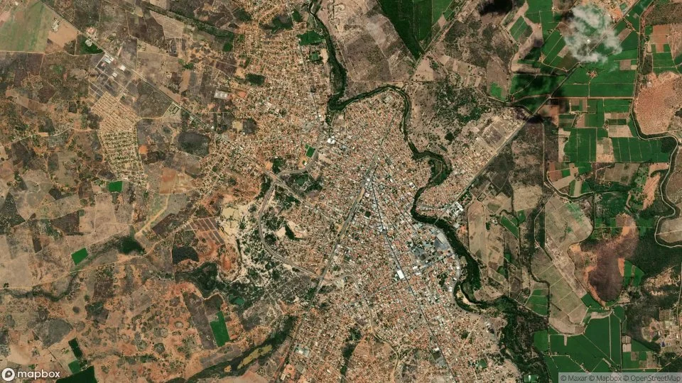 Imagem aérea de janauba