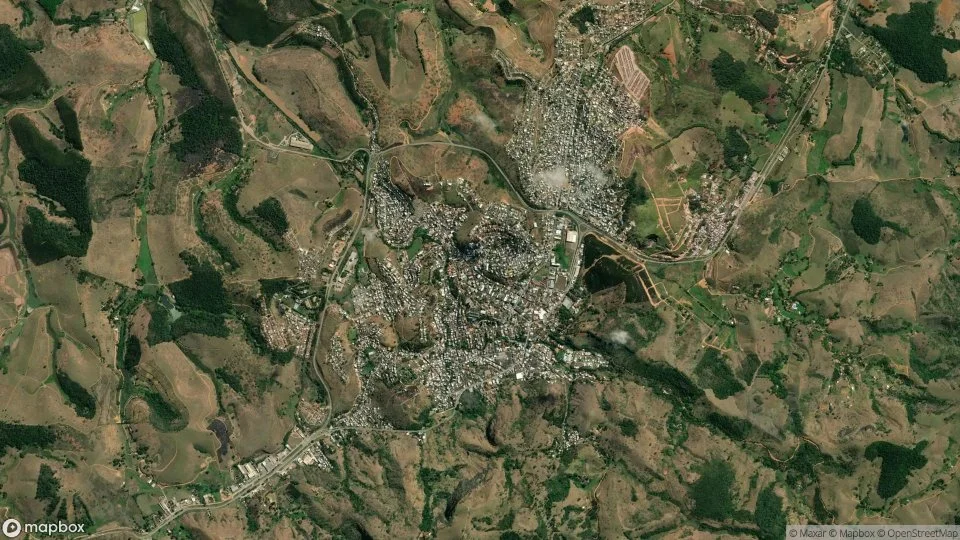 Imagem aérea de leopoldina