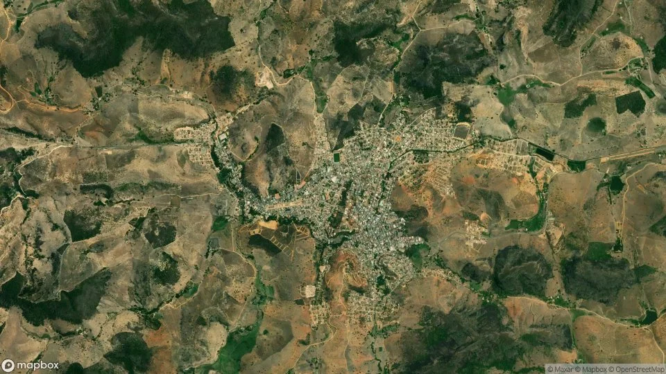 Imagem aérea de mantena