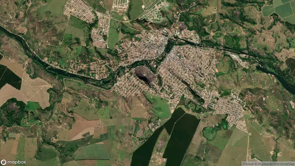 Imagem aérea de nanuque