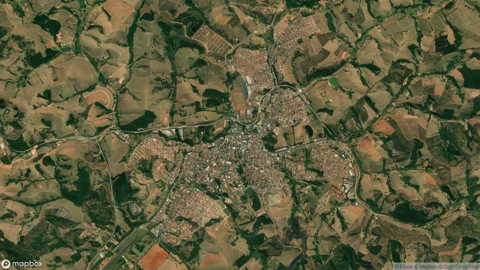 Vista aérea de Ouro Fino