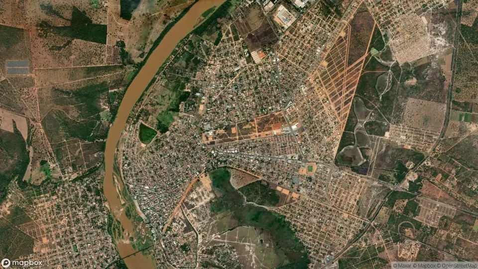 Imagem aérea de pirapora