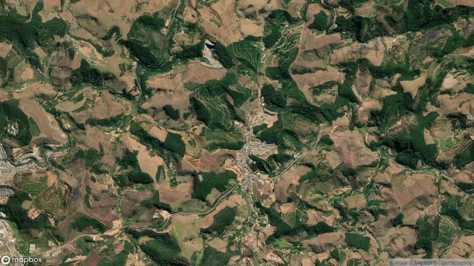 Imagem aérea de reduto