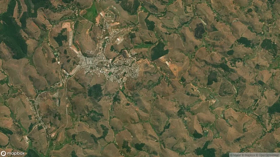 Imagem aérea de rodeiro