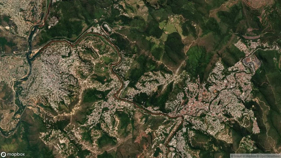 Imagem aérea de sabara