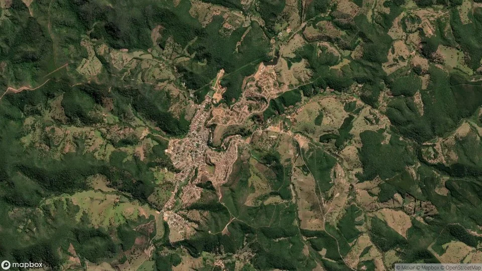 Imagem aérea de sabinopolis