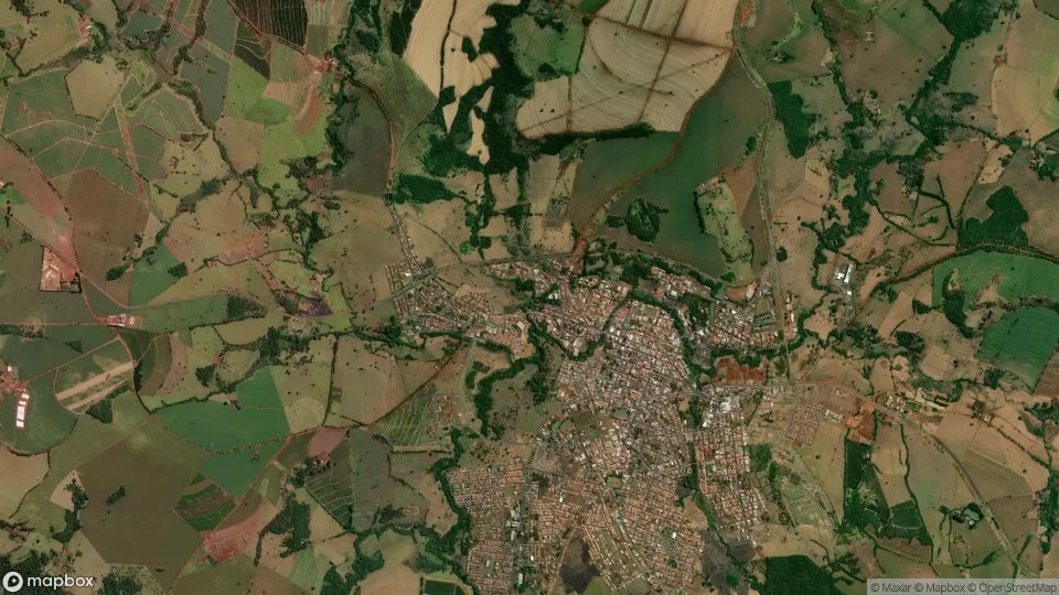 Imagem aérea de sacramento