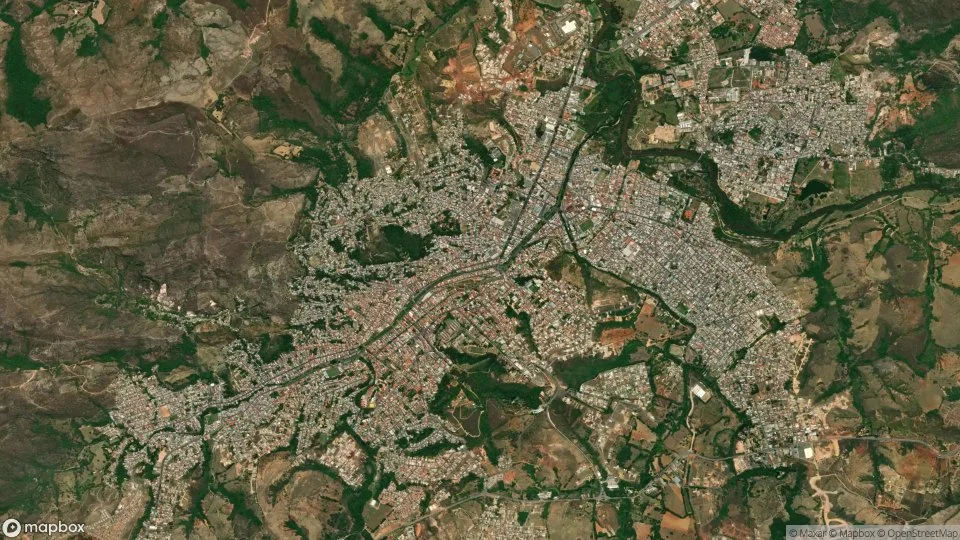 Vista aérea de São João Del Rei