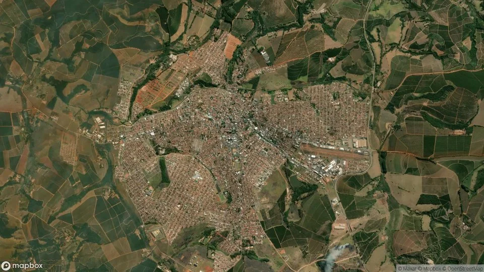 Vista aérea de Três Pontas