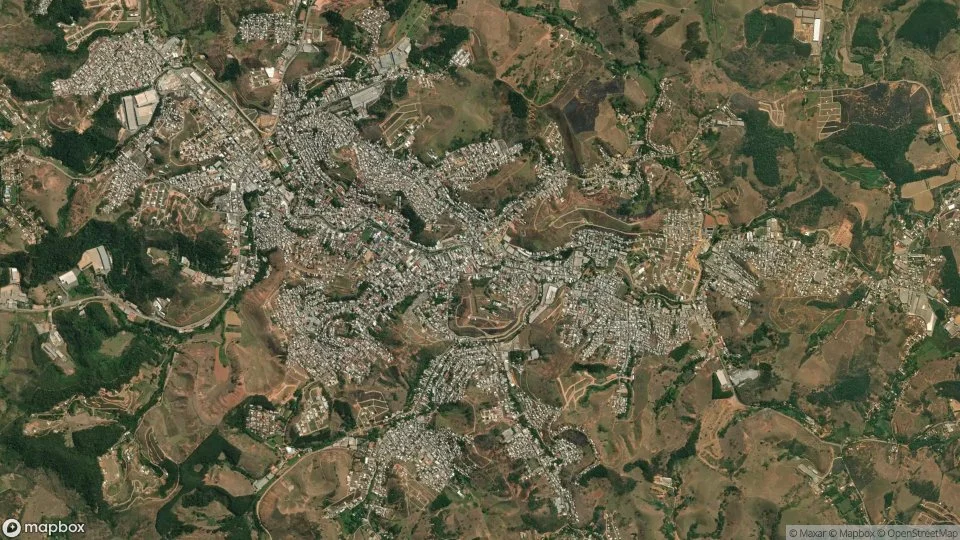 Vista aérea de Ubá