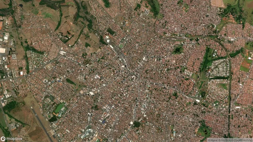 Vista aérea de Uberaba
