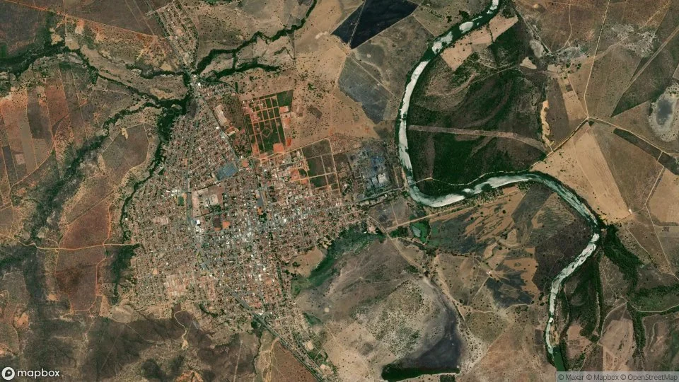 Vista aérea de Varzea da Palma