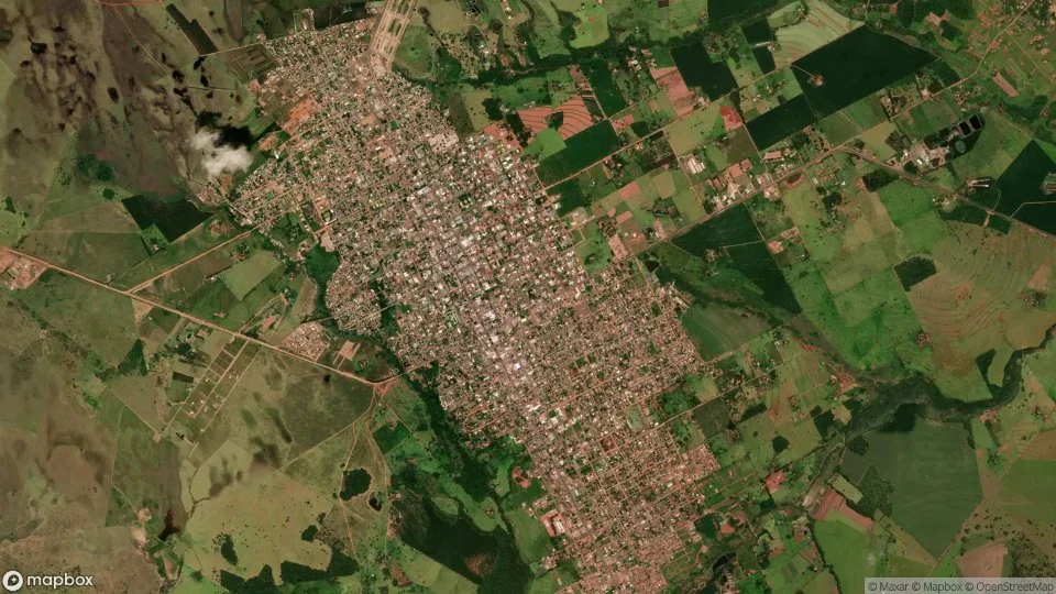 Vista aérea de Amambaí