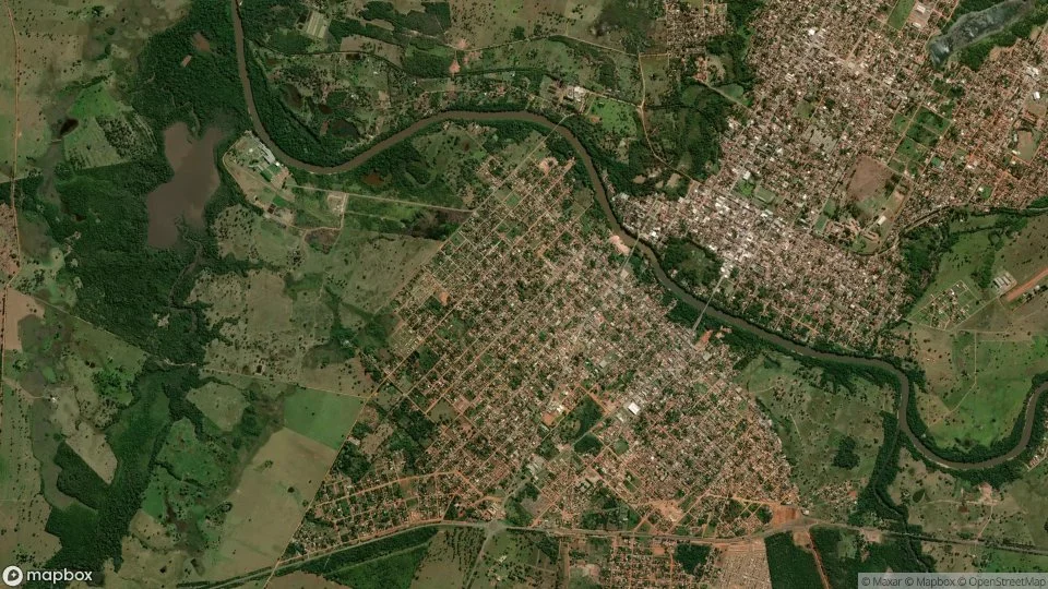 Imagem aérea de anastacio