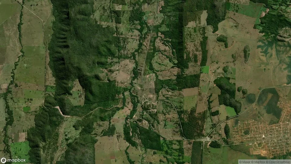 Imagem aérea de bodoquena