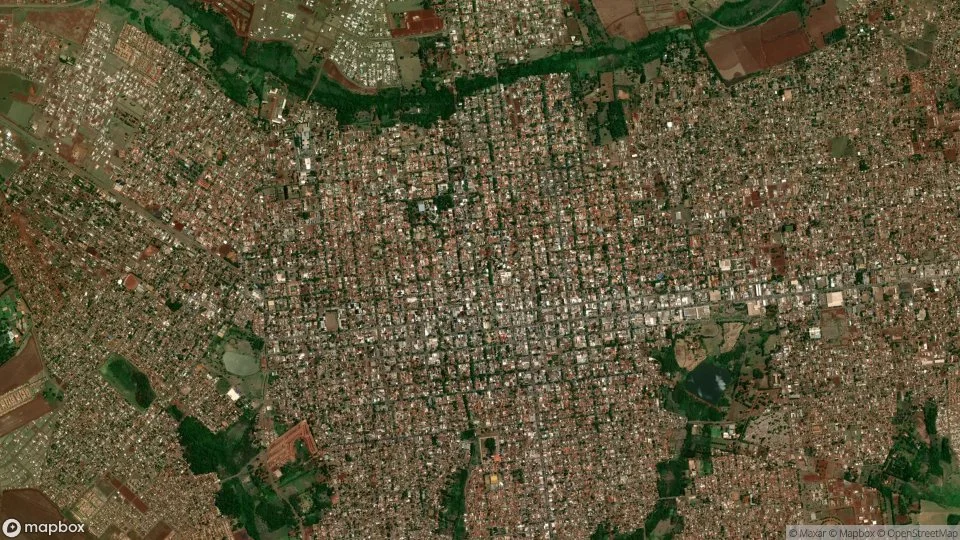 Vista aérea de Dourados