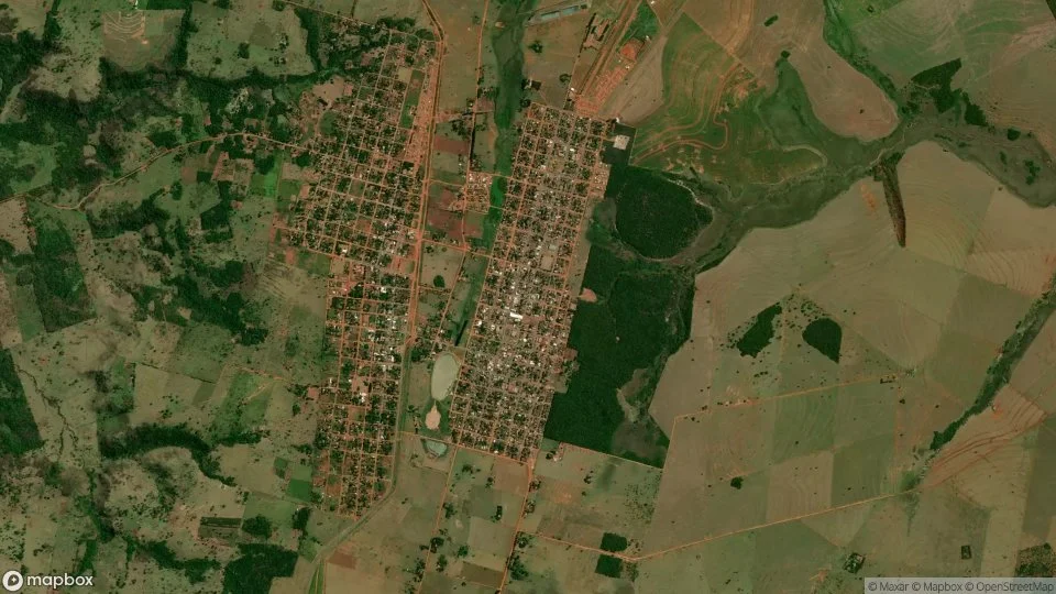 Imagem aérea de paranhos