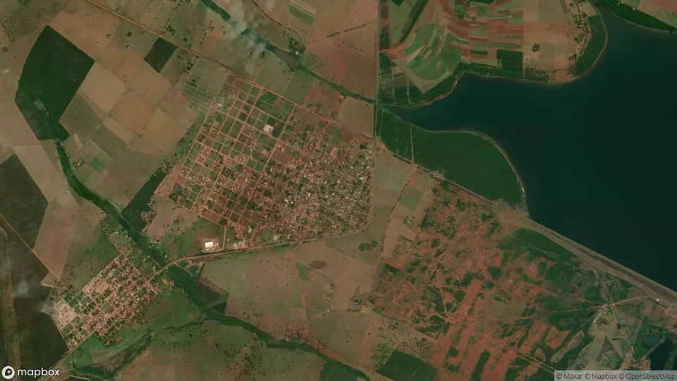 Imagem aérea de selviria