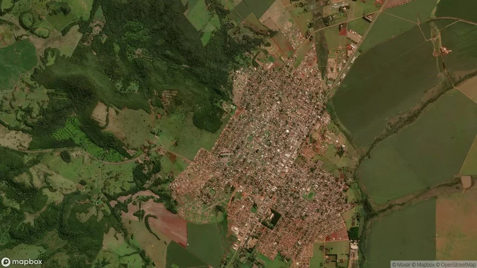 Vista aérea de Sidrolândia