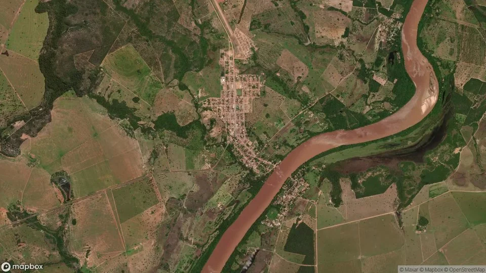 Imagem aérea de araguaiana