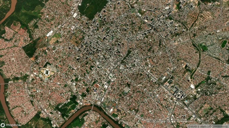 Imagem aérea de cuiaba