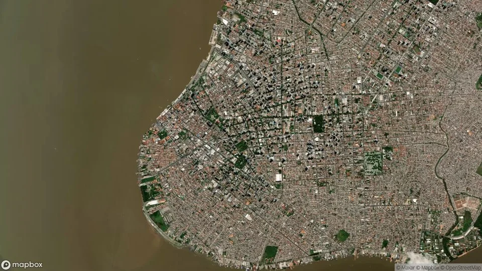 Vista aérea de Belém