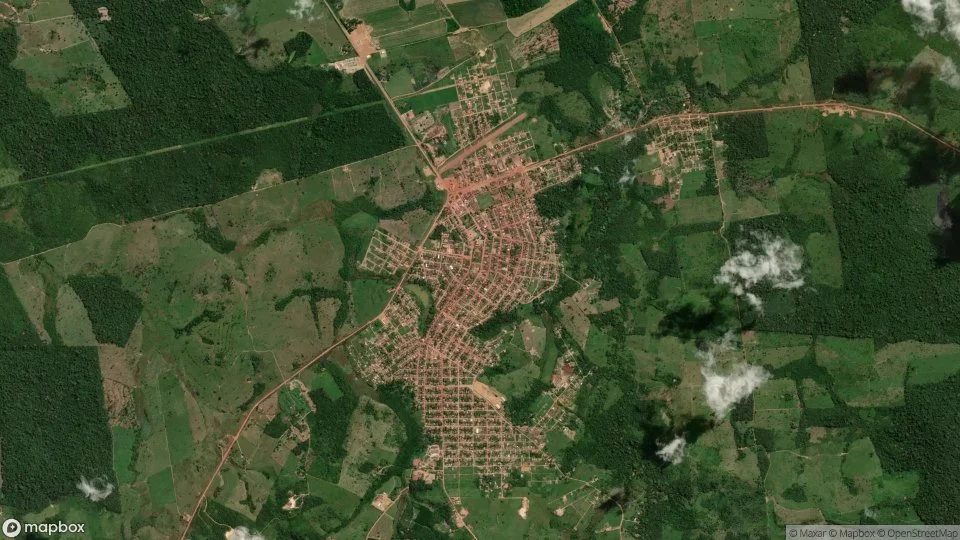 Imagem aérea de ruropolis