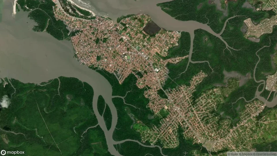 Vista aérea de Salinópolis