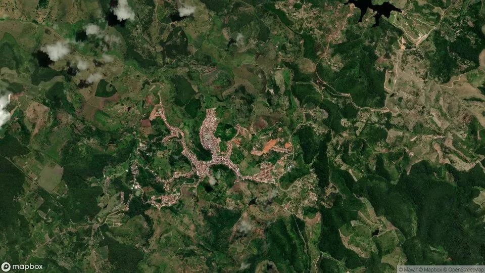 Imagem aérea de areia