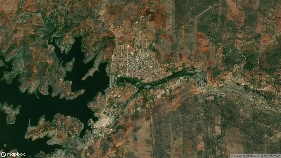 Imagem aérea de boqueirao