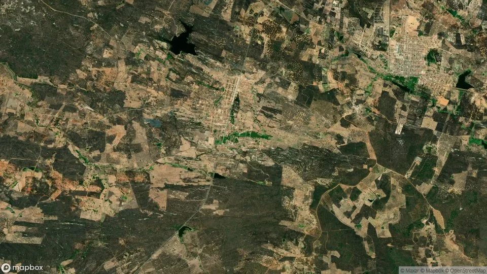 Imagem aérea de imaculada