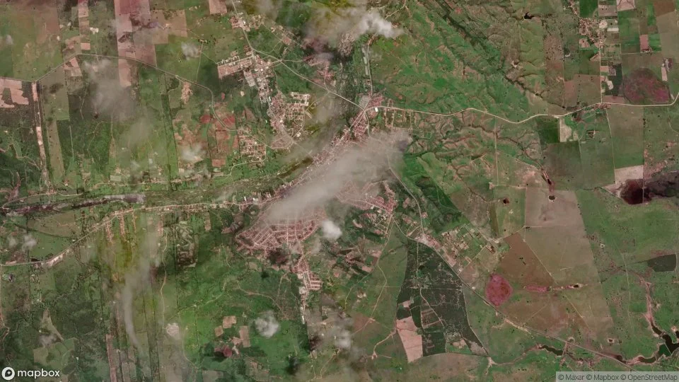 Imagem aérea de itabaiana