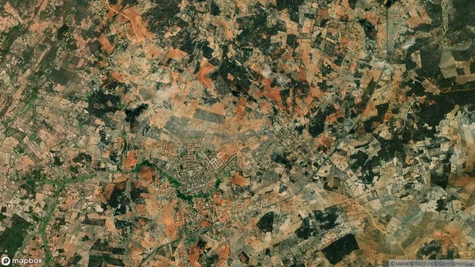 Imagem aérea de tavares