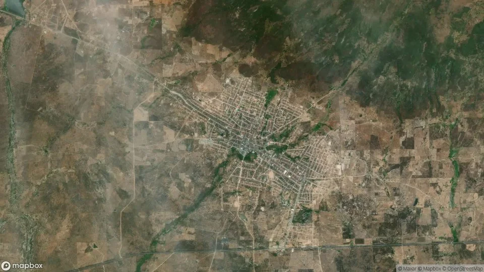 Vista aérea de Águas Belas