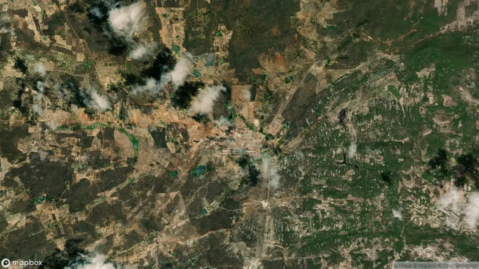 Imagem aérea de brejinho