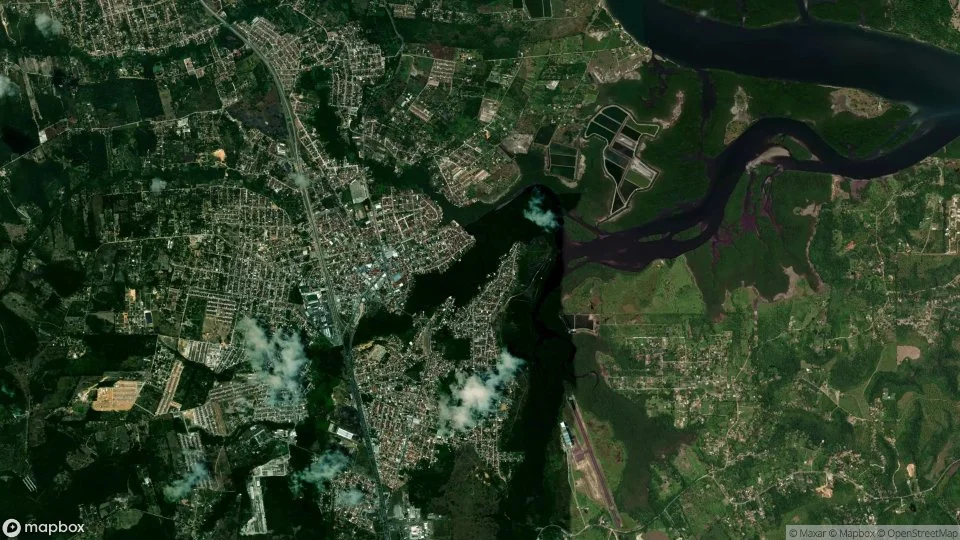Imagem aérea de igarassu