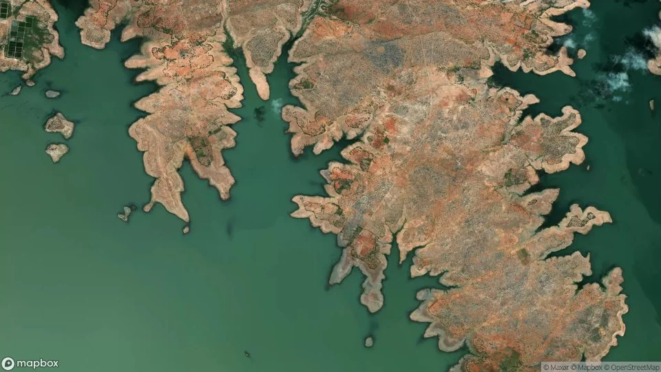 Imagem aérea de itacuruba
