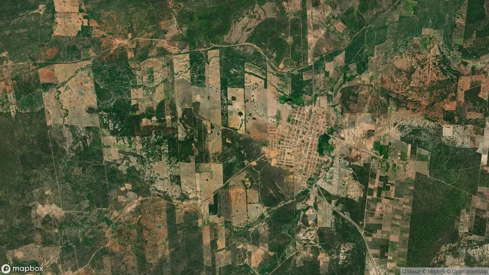 Imagem aérea de mirandiba