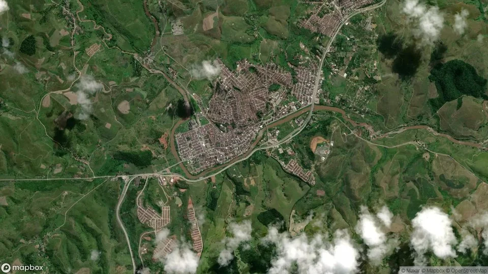Imagem aérea de palmares
