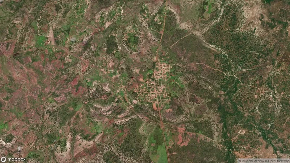 Imagem aérea de coivaras