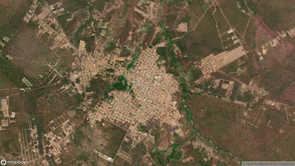 Vista aérea de Valença do Piauí